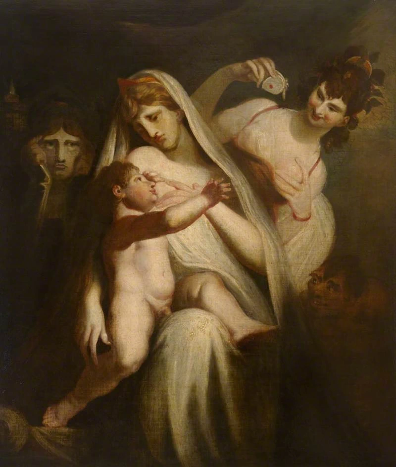  120-Johann Heinrich Füssli-L'infante Shakespeare tra tragedia e commedia 